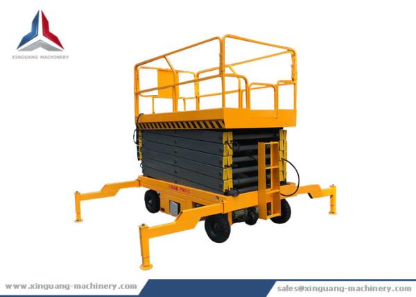 China Professional 12m Mobile Scissor Lift Table for Warehouse
