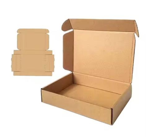 30x20x5cm White Corrugated Mailer Box Custom E-commerce Packaging