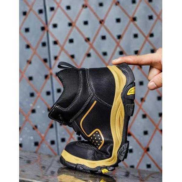 Bottes de travail d'hiver avec revêtement en laine épaissie