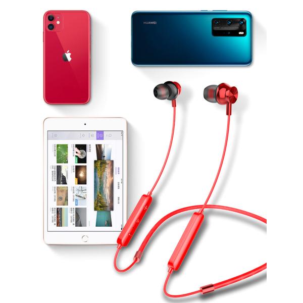 IPX5 Neckband Noise Cancelling BT Sweatproof Bluetooth Headphones Earbuds For Running