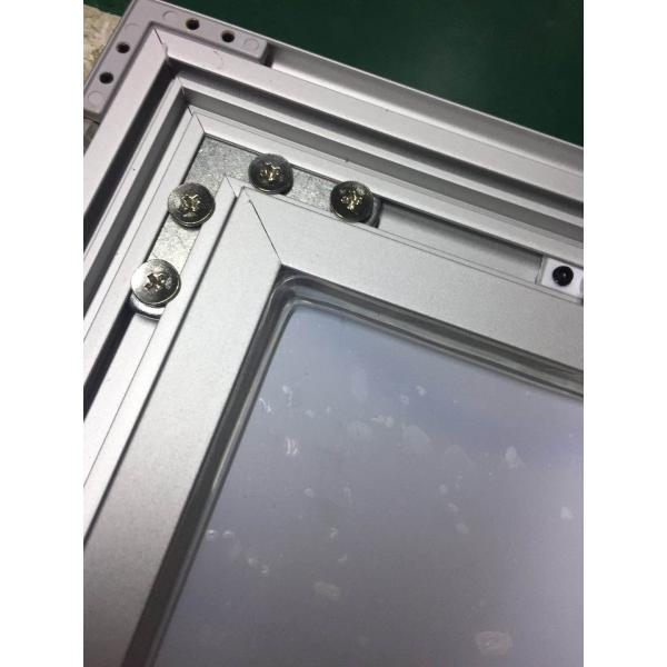 Outdoor Waterproof Lockable Aluminum Frame Door Open Cork Billboard Case