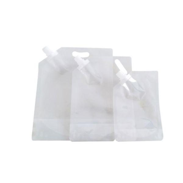 biodegradable Portable Water Bag Transparent  Beverage Oil Packing 8OZ 16OZ 32OZ liquid packaging Doypack