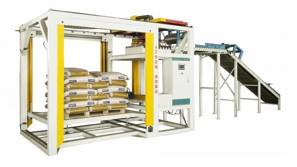 Транспортер безопасности Palletizer сумки Palletizer пластикового цемента обычный