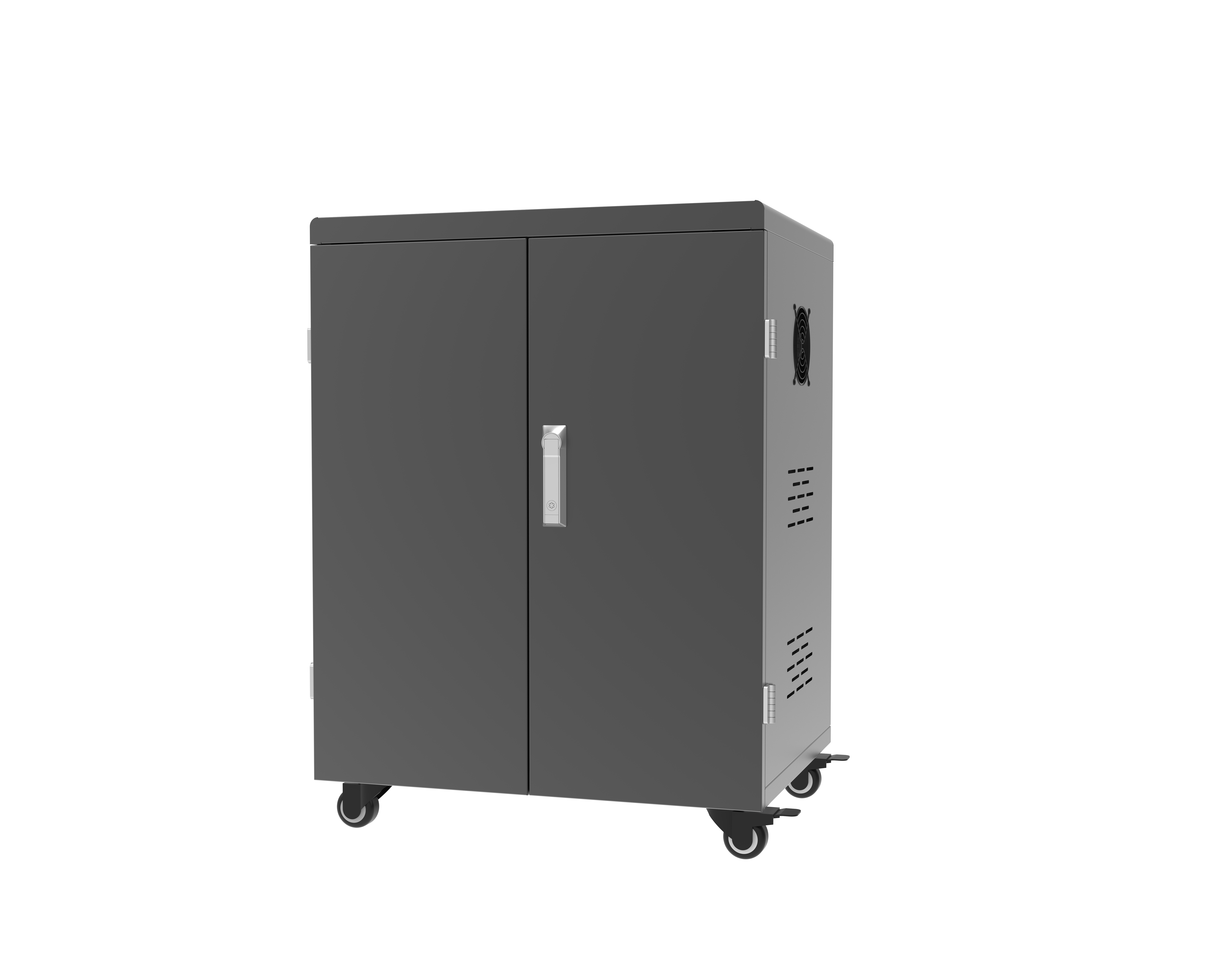 USB Type Smart Tablet Charging Cabinet 54 Ports Ipads Charging Cart