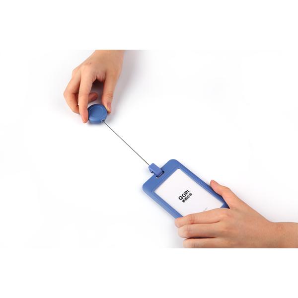 Deyi Easy Pull Buckle Plastic Lanyard Card Holder