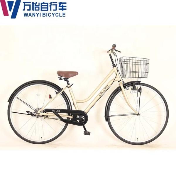 Высокоуглеродистая сталь женский ретро крейсер велосипед 27 дюймов шесть скоростей