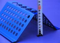 Blue Color Perforated Metal Mesh Windbreak Panels Galvanized Stainless Steel Fence Sheets