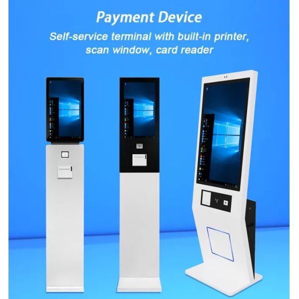 32 Inch Self Service Touch Screen Kiosks OEM Interactive Information Fast Food Kiosk Ordering