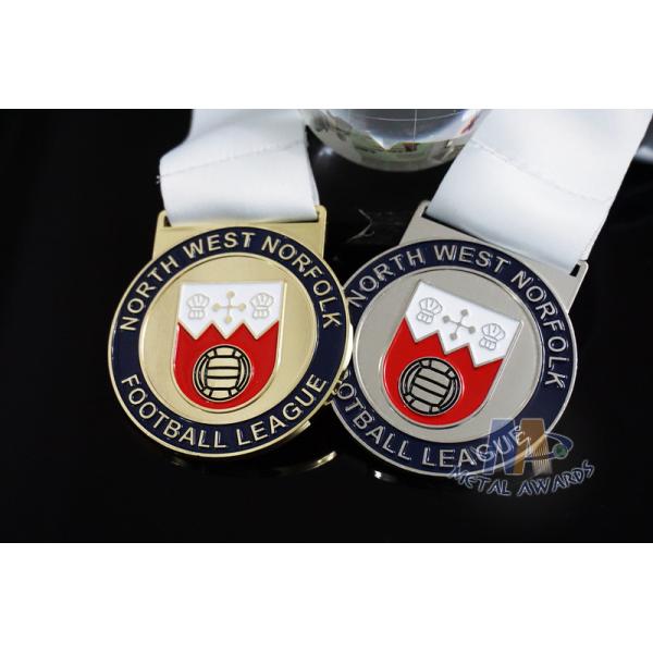Novelty Custom Baseball Medals , Kids Sports Medals Gold Silver / Copper Plating