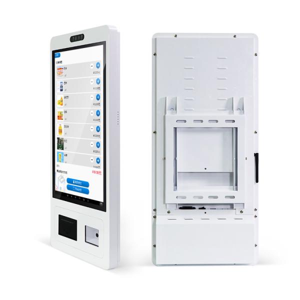 Kiosco de autoservicio de 32'' 1920*1080 para comida rápida / Máquina de autoservicio con tiempo de respuesta de 20 ms