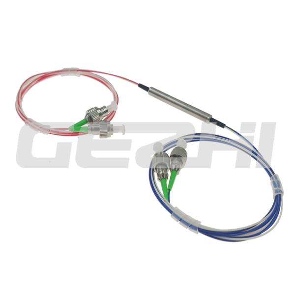 4 Ports 1550nm Fiber Optical Circulator SC APC For Fiber Bragg Grating