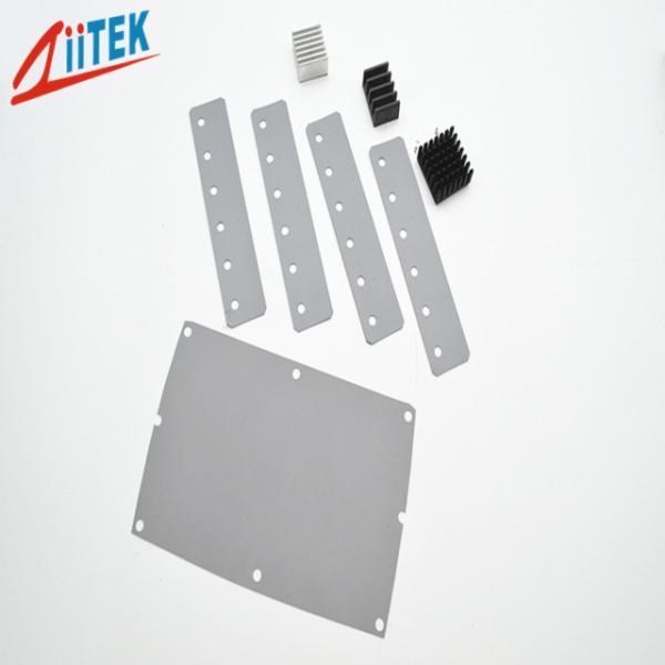 Grey Thermal Conductive Silicone Insulation Soft Pad 0.45mmT For IC Component With Good Insulation