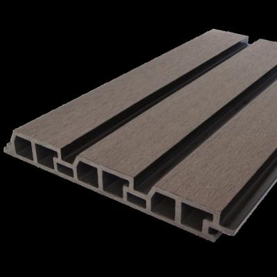Painéis de parede decorativos de madeira plástica composta com revestimento de WPC 3D de alta classe