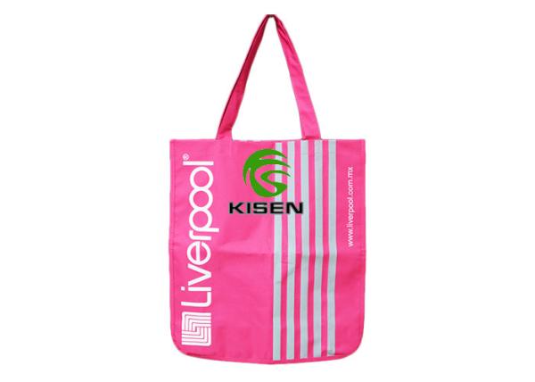 Customized Reusable Polyester Shopping Bags Tote Style Any Colors ODM Accepted