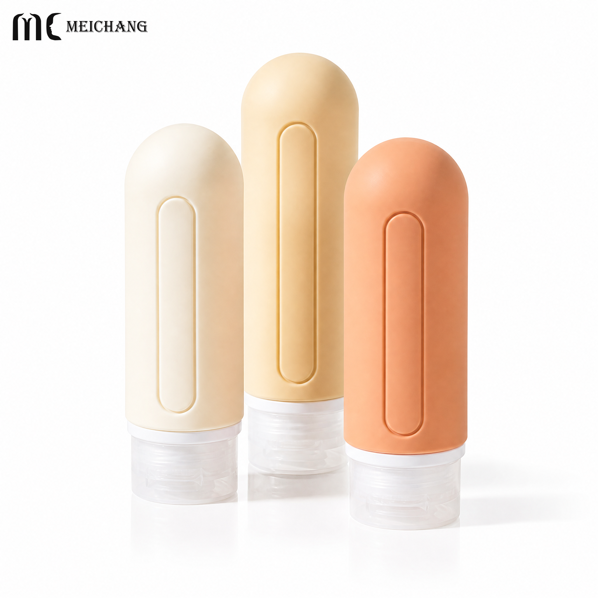 89ml Refillable Capsule Silicone Travel Bottle Set(MC-1419)
