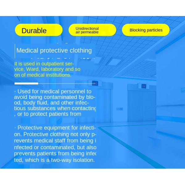 Disposable Coveralls Protective clothing Suit Personal Protective Product  Disposable Non-sterile Coverall Surgical Prot
