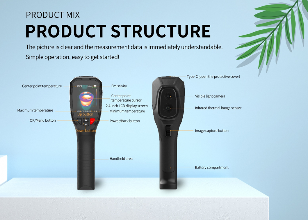 HT-H101,HT-H100 Handheld Infrared Thermal Imager
