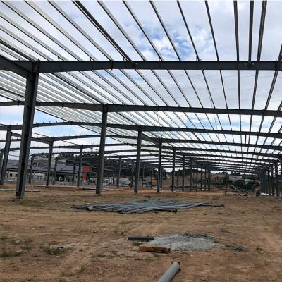 Prefabricated Steel Structure Warehouse Hall Workshop Pre-Engineered Hangar Buildings Steel Shed Construction