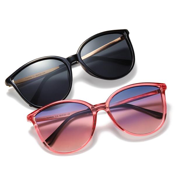 Retro Round Classic Women Handmade Cat Eye Sunglasses