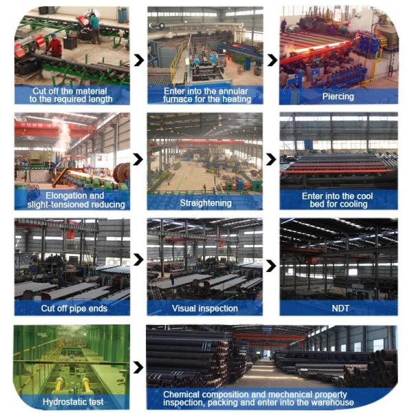 St37.2 Round Steel Pipe , A519 Standard Carbon Steel Seamless Pipe WT 2-150 Mm