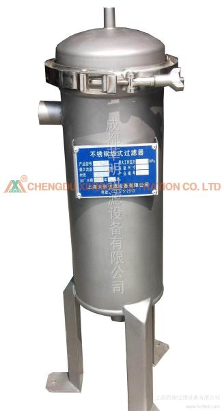 304 Stainless Steel Bag Filter , Industrial Filter Press For Slurry Water Treatment
