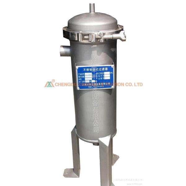 304 Stainless Steel Bag Filter , Industrial Filter Press For Slurry Water Treatment