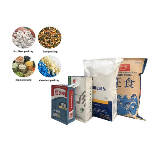 10kg 20kg 25kg 50kgの食糧供給の原料のための産業使用弁の技術の紙袋
