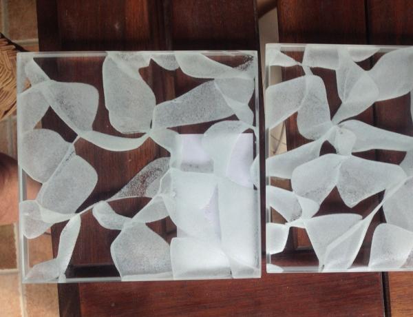 Fused SGP Laminated Glass , 8mm Laminated Glass For Decoration