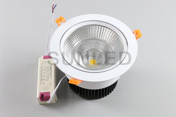 O diodo emissor de luz interno Recessed Downlight/diodo emissor de luz fresco branco morno Downlights do branco