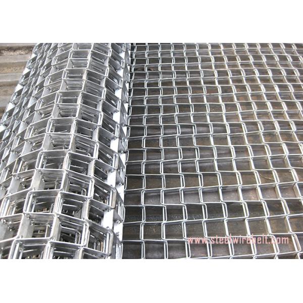 High Grade Stainless Steel Wire Belt , Flat Wire Conveyor Belt  Honeycomb Metal