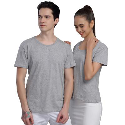 Flyita Grey Plain Short Sleeve T Shirt With OEM Logo