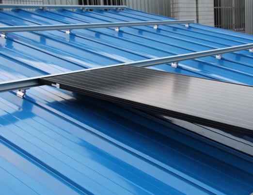 Galvanized Aluminum Solar Panel Mounting Brackets 2.5mm Thickness For Tile Roof