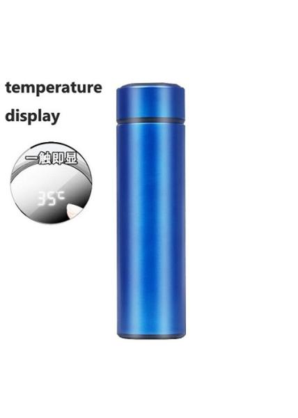 Double Wall Thermal Travel Coffee Mug Cup Temperature Display 500ml Capability