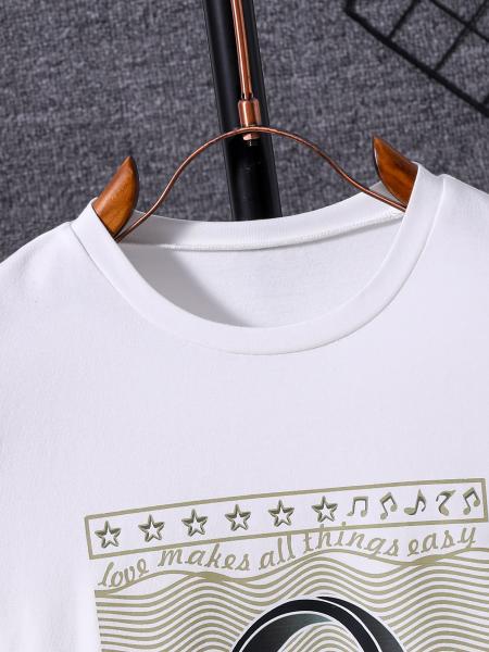 Round Neck Children T Shirts Printed Customized 180gsm