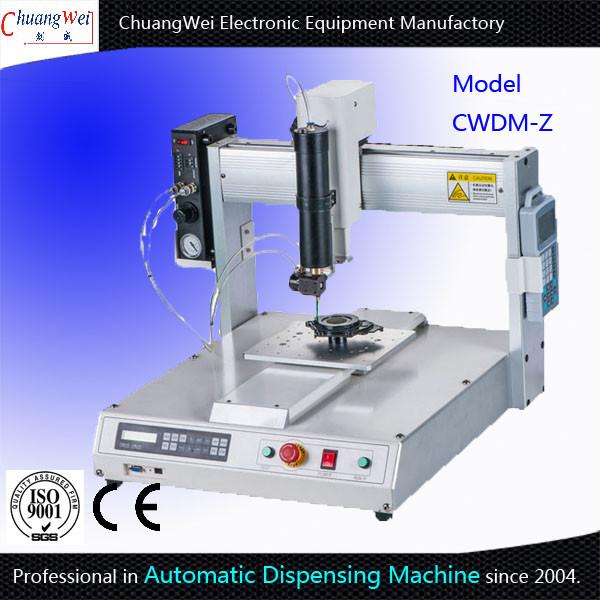 High Resolution Automatic Glue Dispenser Desktop PTP CP Controlled Easy Maintenance