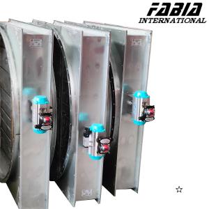 Vannes personnalisées Pneumatique Clapet de cheminée Clapet à gaz en acier inoxydable