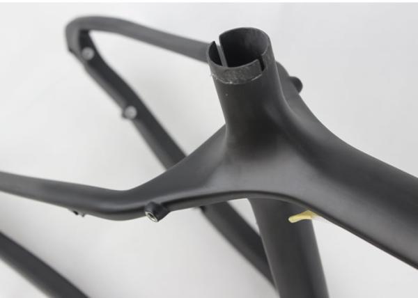 Lightweight Fat Tire Bike Frame , Carbon Fat Frame Internal Cable Routing