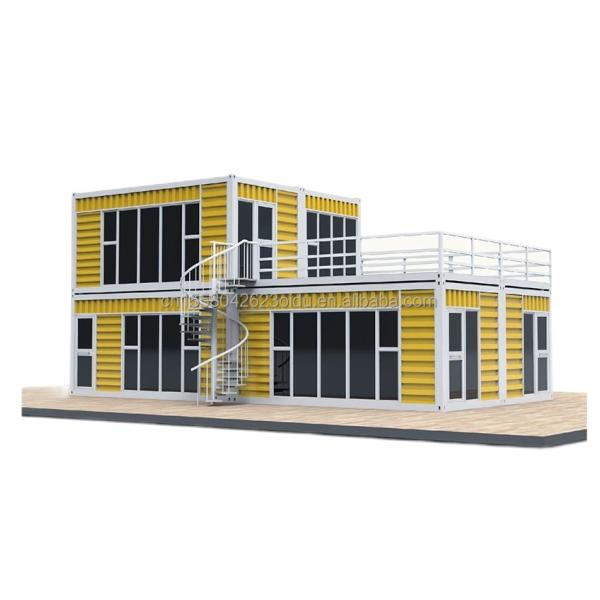 20ft Bathroom Black Container House With One Bedroom Hotel Kitchen Manufactured By Prefabricated Houses