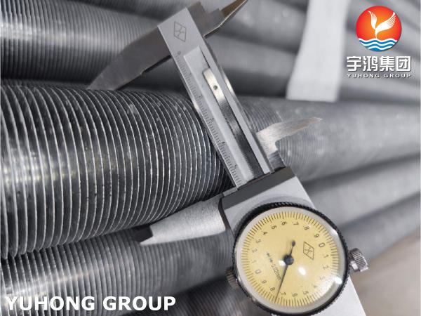 ASTM B163 Alloy 825 N08825 Nickel Alloy Extruded Finned Tubes Suppliers With AL1060 Fins