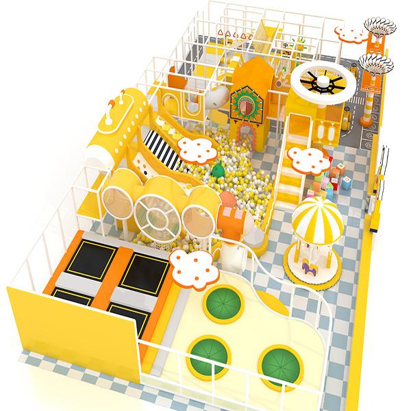 Galvanized Steel Pipe indoor soft play equipment Toddler Play Area 3.5m
