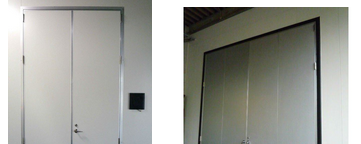Large swing hospital clean room airtight door support Customized size