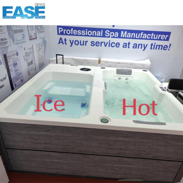 Modern Ice Hot Hydrotherapy Tub with 59 Jets 5 Years Warranty and 2KW or 3KW Heater