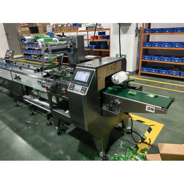 Food Flow Wrapping Machine Automatic Sorting Line Packaging Equipment Use