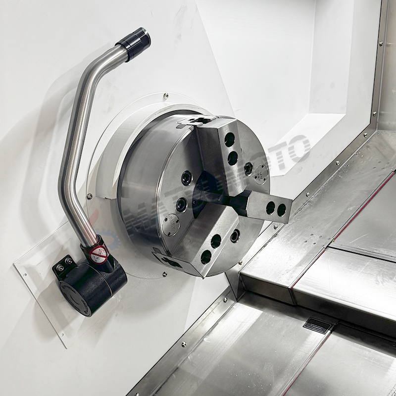 TCK80Y Heavy‑Duty Slant Bed CNC Turn‑Milling Center With Y‑Axis & Automatic Steady Rest, 12‑Station Live Tool Turret