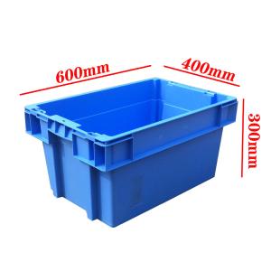 Stack And Nest Plastic Crate Manufacturer Wholesale Nesting Space-Saving Reusable Logistics Crates