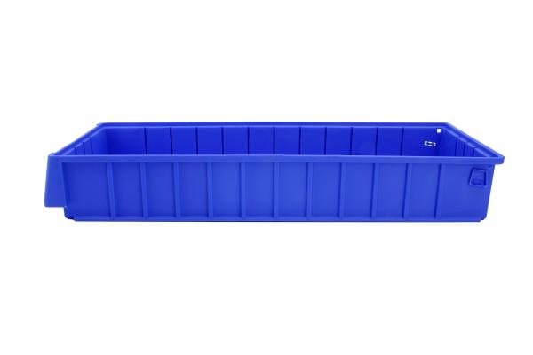 Customized Logo Eco-friendly Stack Bin Plastic Organizer Box with Divider Office Storage Shelf Bin