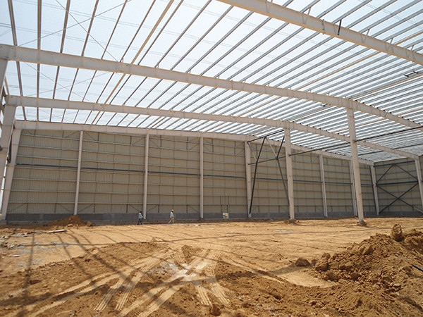Carbon Steel Pre Engineered Building , Commercial Prefabricated Engineered
