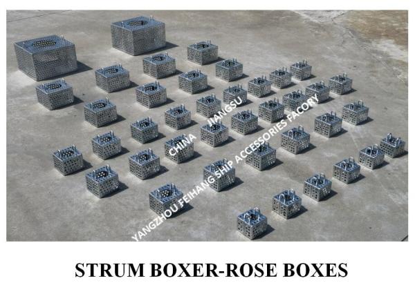 Galvanized Steel Filter Rose Box For Bilge Line FH-100A JIS F7206 Mesh-10mm