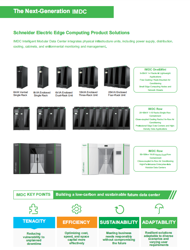 APC IMDC Mini Smart Power Distribution Cabinet with 1000Wh Electric Energy, Single Phase, and Short Circuit Protection