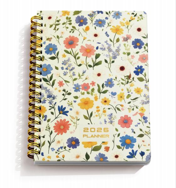 100 Pages Spiral Hardcover Notebook Featuring Durable Hardcover Cover Suitable for Professional Academic and Personal